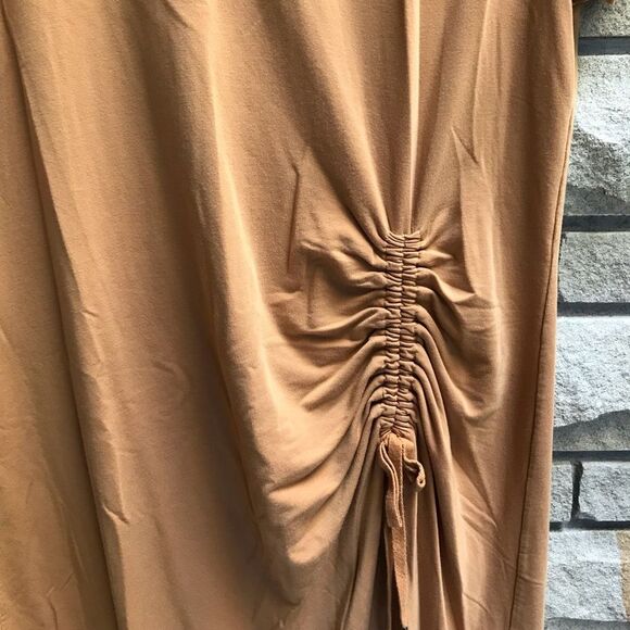 Garnet Hill Blue and Tan Midi Dresses - Picture 4 of 9